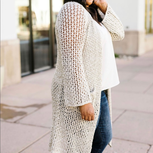 Coffee Shop Two-Tone Cardigan In Light Olive - Picture 6 of 8